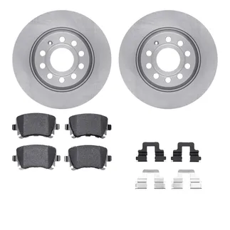 R1 Concepts WFWH1-74085 E- Line Series Brake Rotor W/ Ceramic Brake Pads & Hdw
